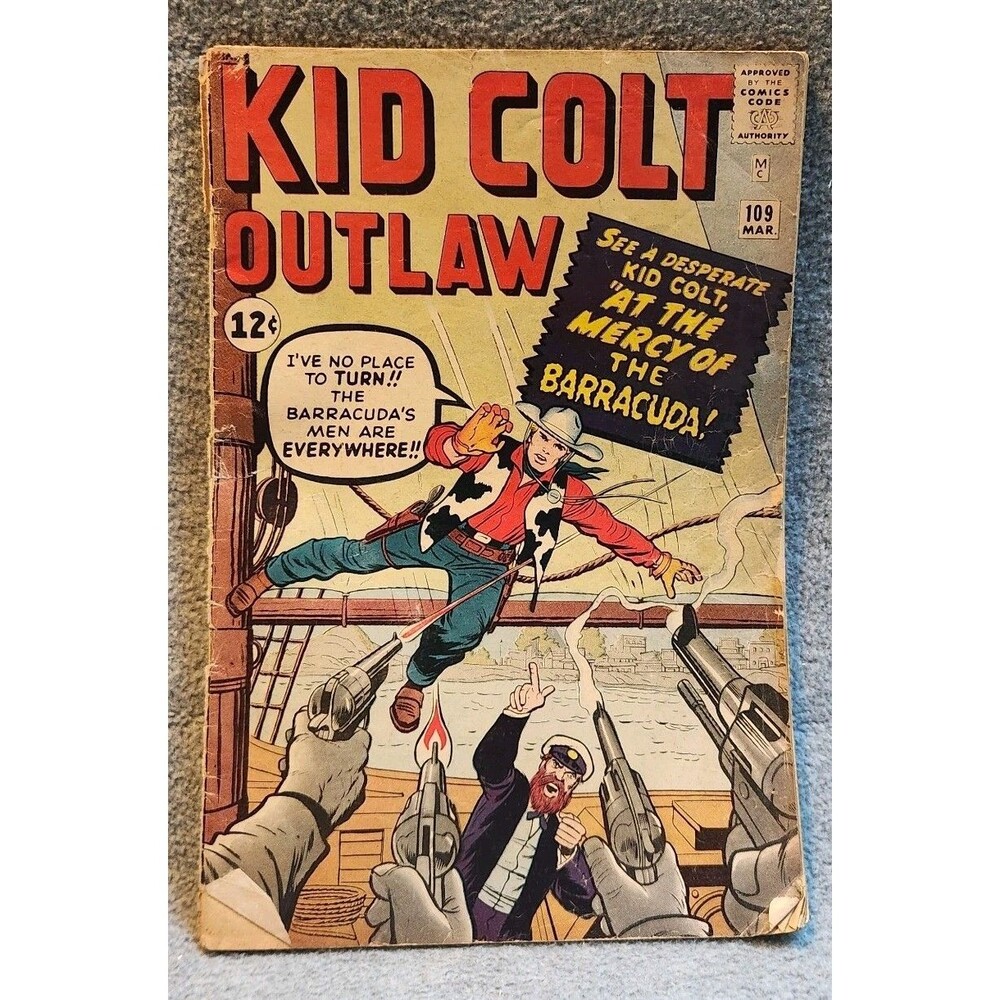 Kid Colt Outlaw #109 (Marvel) March 1963, Jack Keller, Dick Ayers, Sol Brodsky